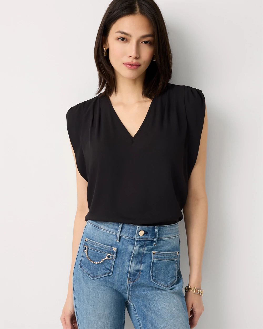 WHBM® FORME Square-Neck Top | White House Black Market